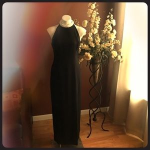 Simple yet elegant black formal dress